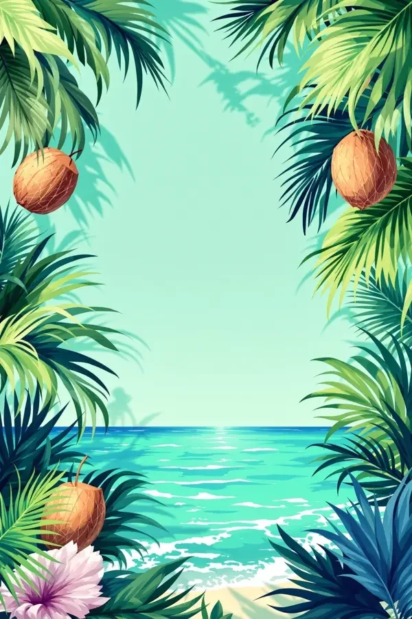椰子海岸海报